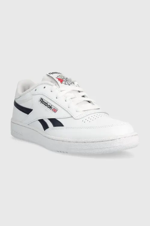 Кожаные кроссовки Reebok Classic CLUB C цвет белый
