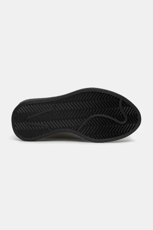 Кожаные полусапожки Y-3 Gendo Boot цвет чёрный на платформе