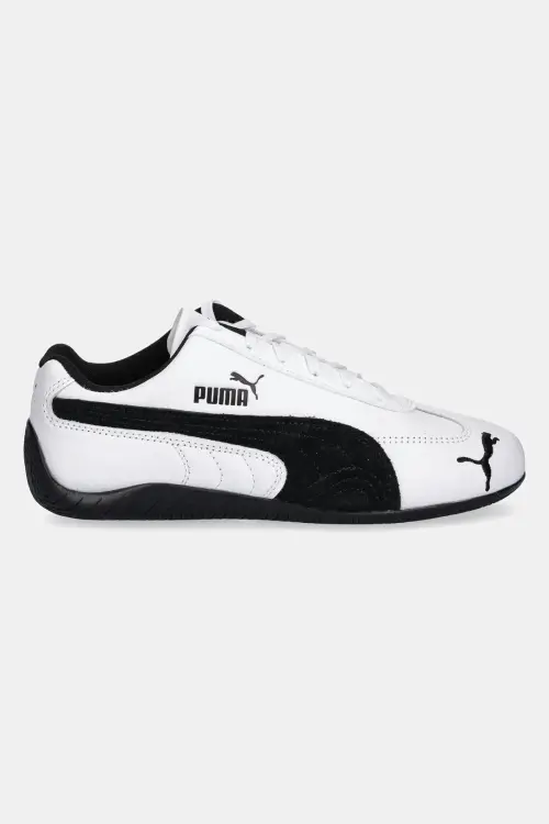 Кожаные кроссовки Puma Speedcat LTHR цвет белый 403175