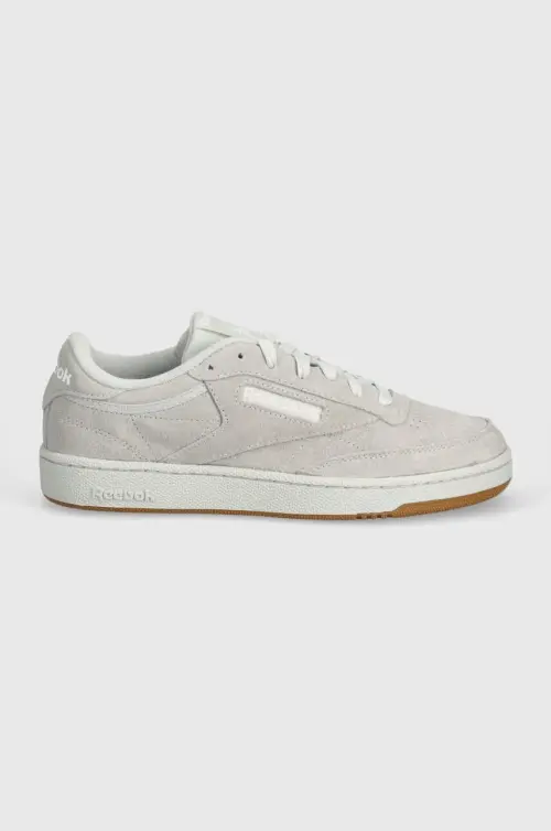 Замшевые кроссовки Reebok Classic Club C 85 цвет серый 100074450