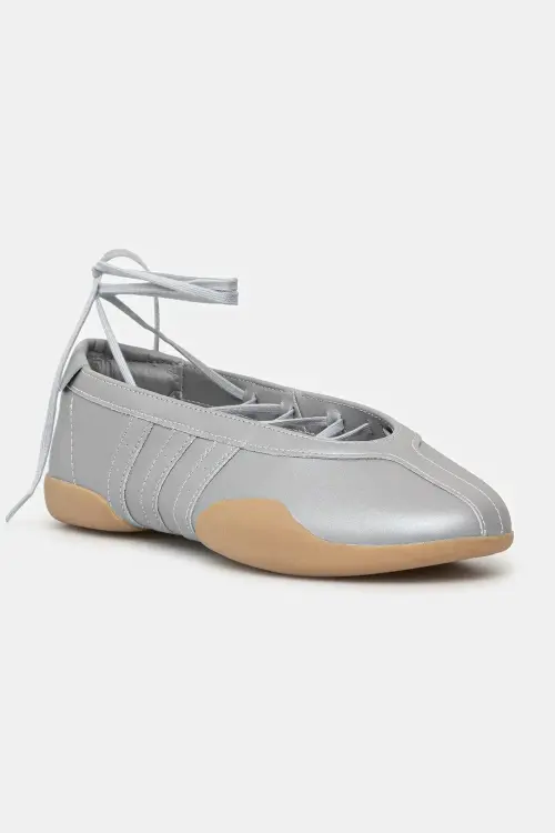 Балетки adidas Originals Taekwondo Mei Balle цвет серебрянный