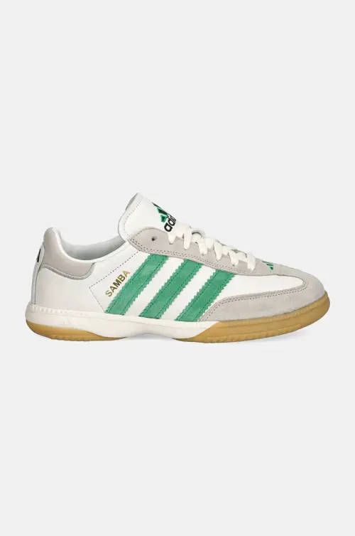 Кожаные кроссовки adidas Originals Samba MN цвет белый ID3922