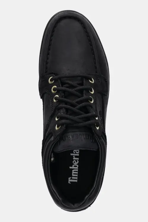 Кожаные ботинки Timberland Heritage MID Lace Gore-Tex мужские цвет чёрный