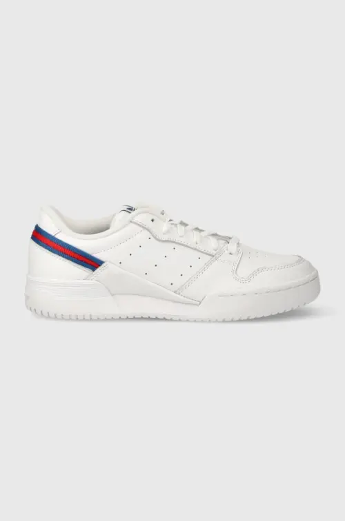 Кожаные кроссовки adidas Originals Team Court 2 цвет белый ID3408