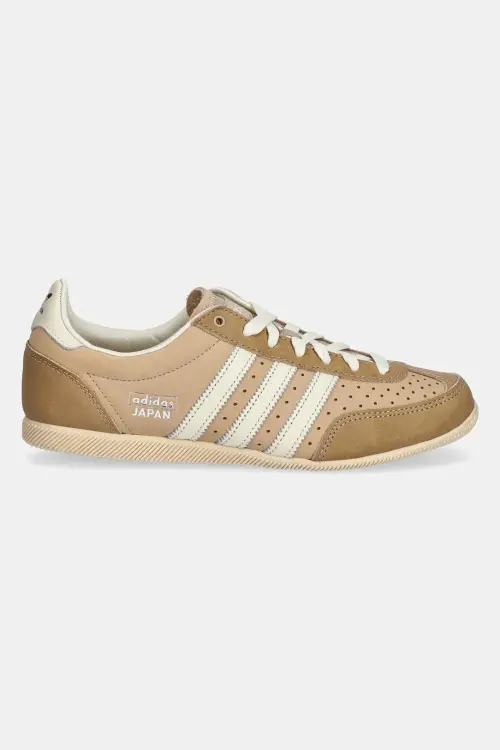 Кроссовки из нубука adidas Originals Japan W женские цвет бежевый JS0253