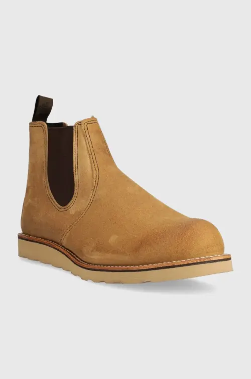 Замшевые ботинки Red Wing Classic Chelsea мужские цвет бежевый 3192-NUDE