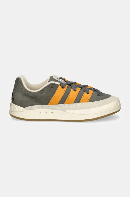 Замшевые кроссовки adidas Originals Adimatic цвет серый ID3936