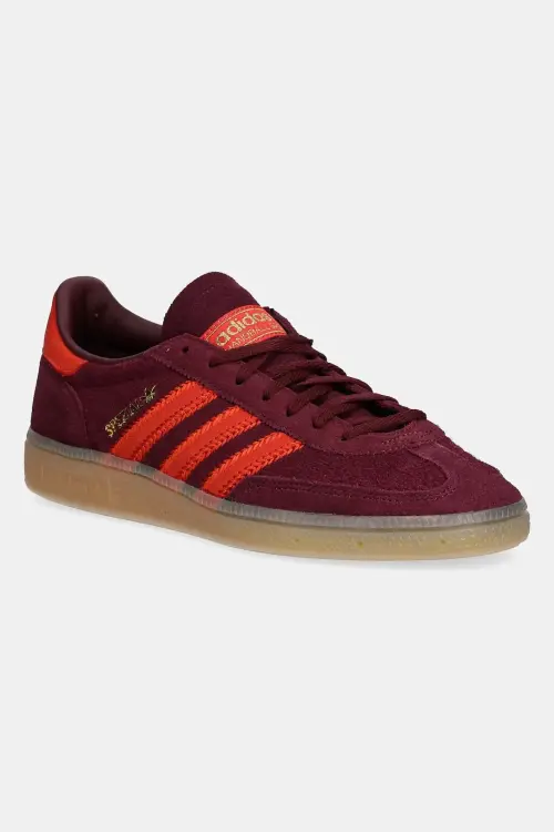 Замшевые кроссовки adidas Originals Handball Spezial W цвет бордовый