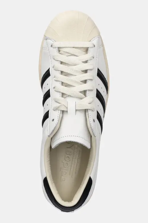 Кожаные кроссовки adidas Originals Superstar Vintage цвет белый