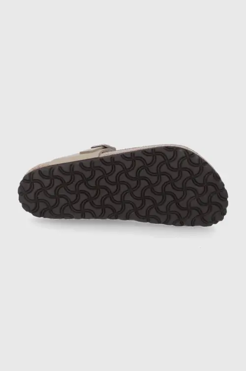 Вьетнамки из нубука Birkenstock Gizeh цвет коричневый