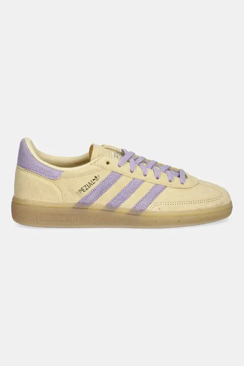 Замшевые кроссовки adidas Originals Handball Spezial W цвет жёлтый