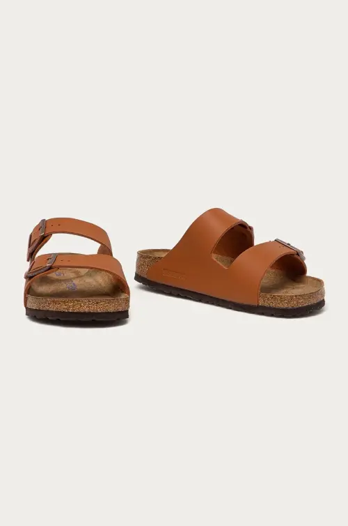 Шлепанцы Birkenstock Arizona мужские цвет коричневый