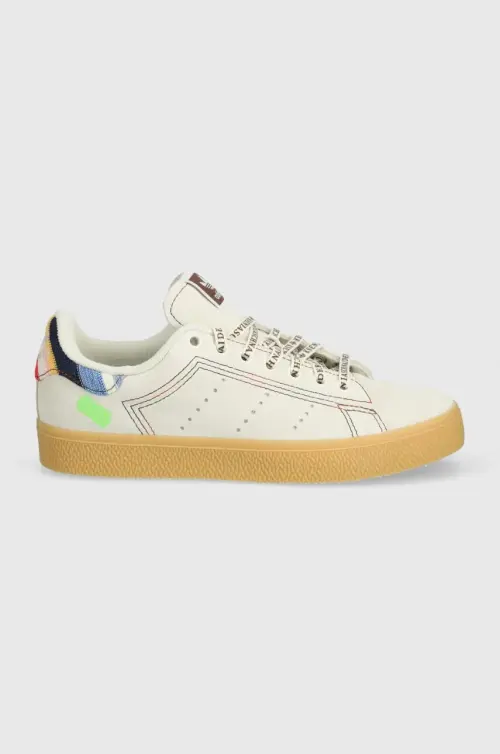 Замшевые кроссовки adidas Originals Stan Smith CS x KS W цвет бежевый IE0384
