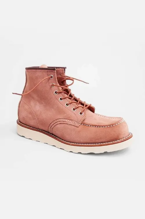 Высокие ботинки Red Wing Moc Toe мужские цвет розовый 8208