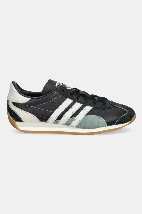 Кожаные кроссовки adidas Originals Country OG цвет чёрный JI2869
