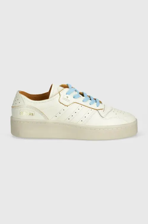 Кожаные кроссовки adidas Originals Rivalry Summer Low цвет бежевый ID2844