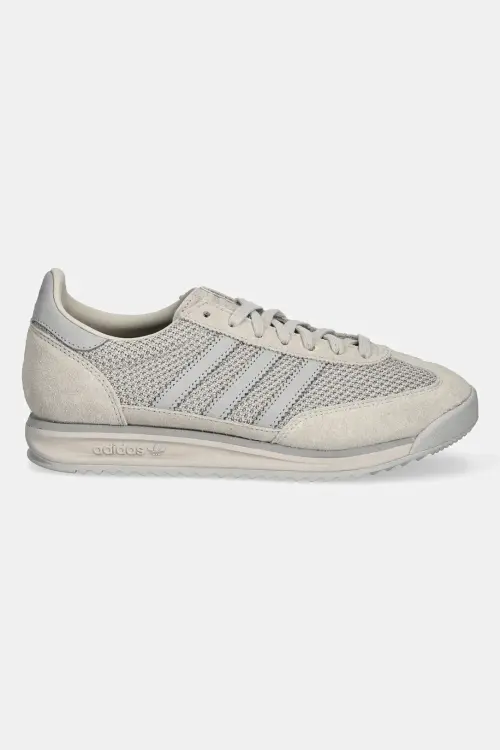 Замшевые кроссовки adidas Originals SL 72 RS цвет бежевый JR7813