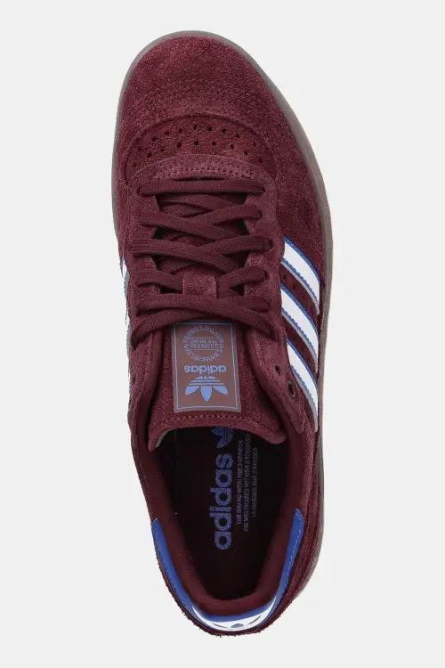 Замшевые кроссовки adidas Originals Handball Top RM цвет бордовый