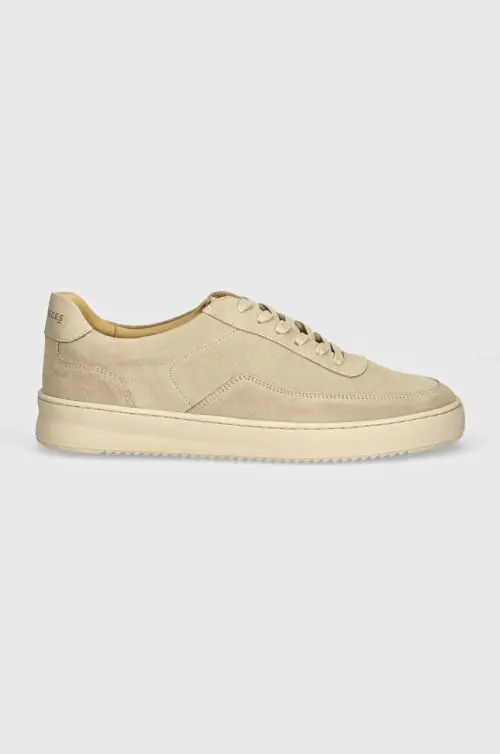 Замшевые кроссовки Filling Pieces Mondo Suede цвет бежевый 46722791990