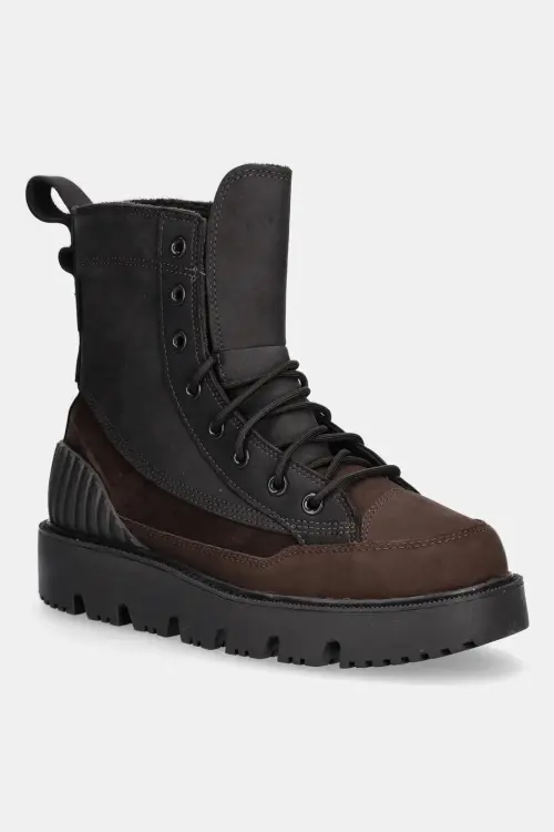 Ботинки из нубука Converse Chuck 70 Rugged цвет коричневый