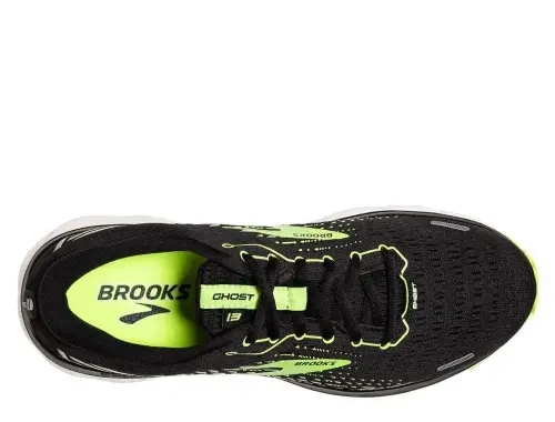 Brooks Ghost 13 Wide M Черно-Limonkowe