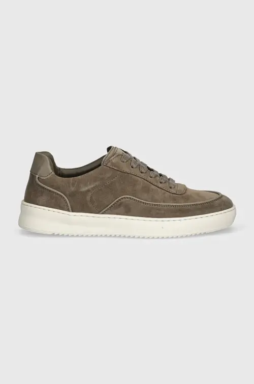 Замшевые кроссовки Filling Pieces Mondo Suede Lux цвет зелёный 46755071108