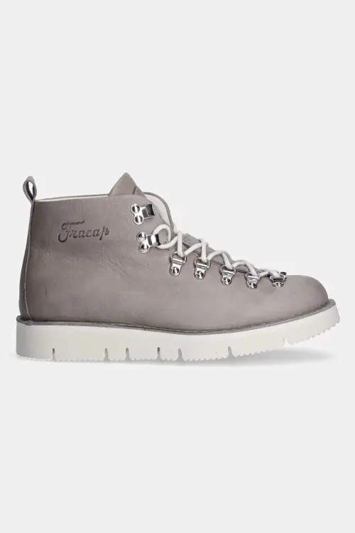 Кожаные полусапоги Fracap Magnifico Roc женские цвет серый на платформе MAGNIFICO.M120.ROC.ARG