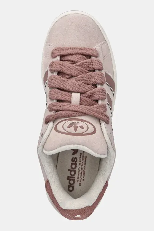 Замшевые кроссовки adidas Originals Campus 00S W цвет розовый