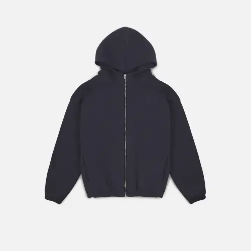 Худи Tassha Yu Front Zip Hoodie Short Grafit 