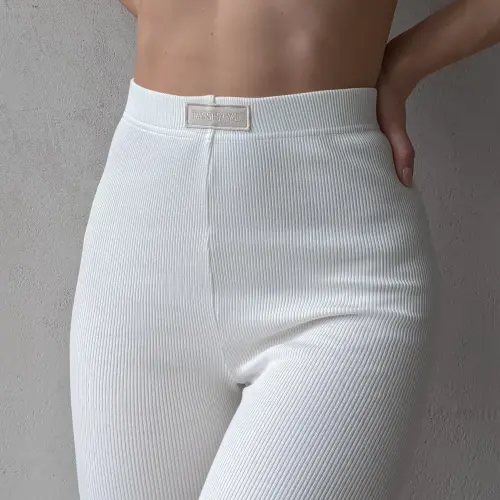 Tassha Yu Base Leggings Milk White 