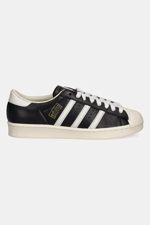 Кожаные кроссовки adidas Originals Superstar Vintage цвет чёрный JQ3255
