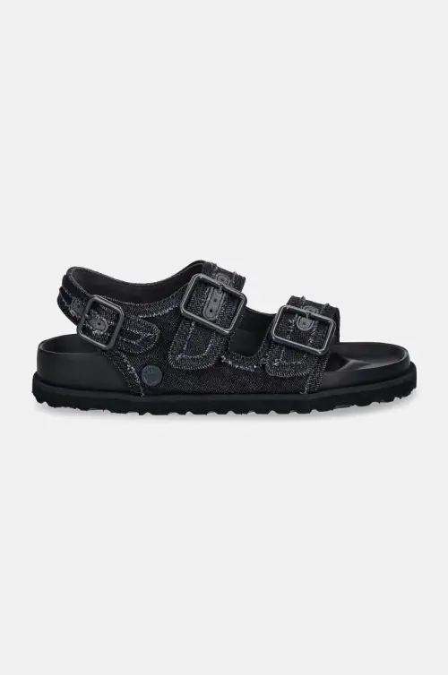 Сандалии Birkenstock 1774 Milano Stone Washed Denim женские цвет синий 1028705