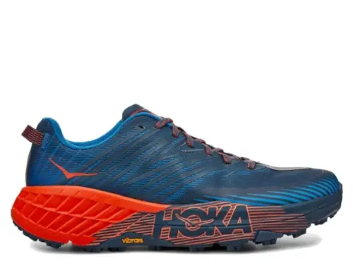Hoka Speedgoat 4 M Сине-Оранжевые