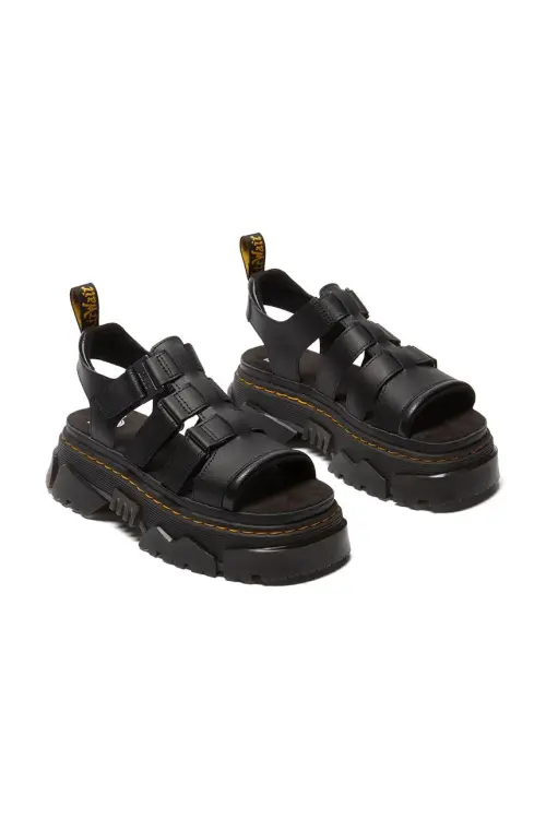 Сандалии Dr. Martens Mattison 3S цвет чёрный на платформе DM40891001