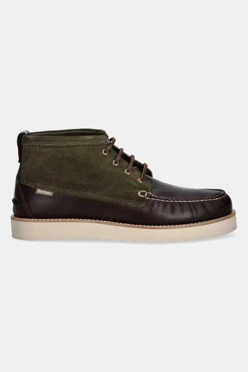 Высокие кожаные ботинки Barbour Hadston цвет коричневый