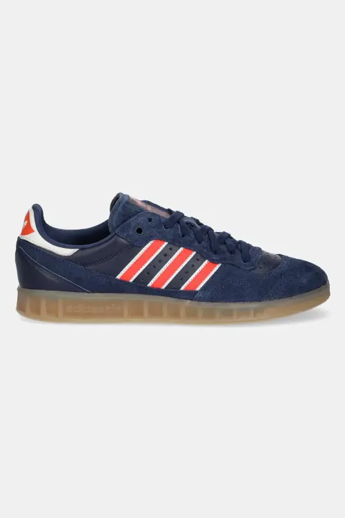 Замшевые кроссовки adidas Originals Handball Top RM цвет синий JR8370