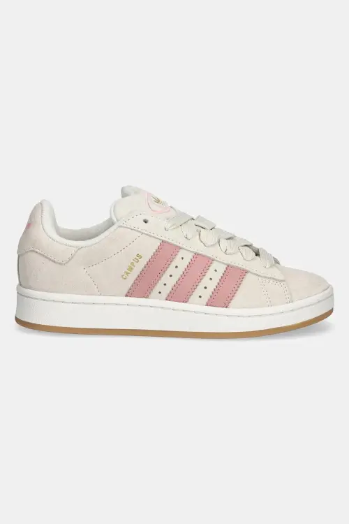 Кожаные кроссовки adidas Originals Campus 00s женские цвет бежевый JI2752
