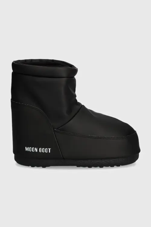 Зимние сапоги Moon Boot MB ICON LOW NOLACE RUBBER цвет чёрный 80D1409410 N001