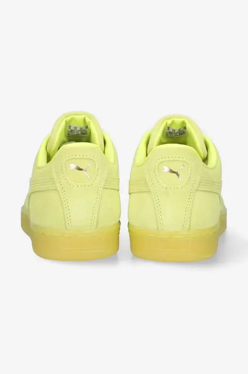 Замшевые кроссовки Puma Classic XXI цвет жёлтый 374915.73-yellow