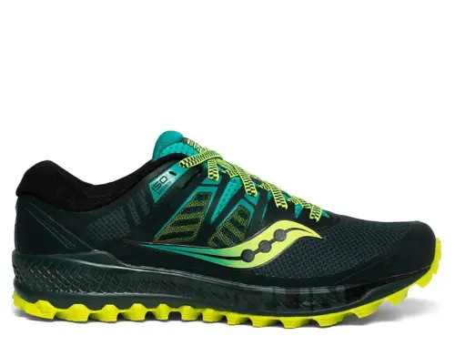 Saucony Peregrine ISO M Черно-Зеленые