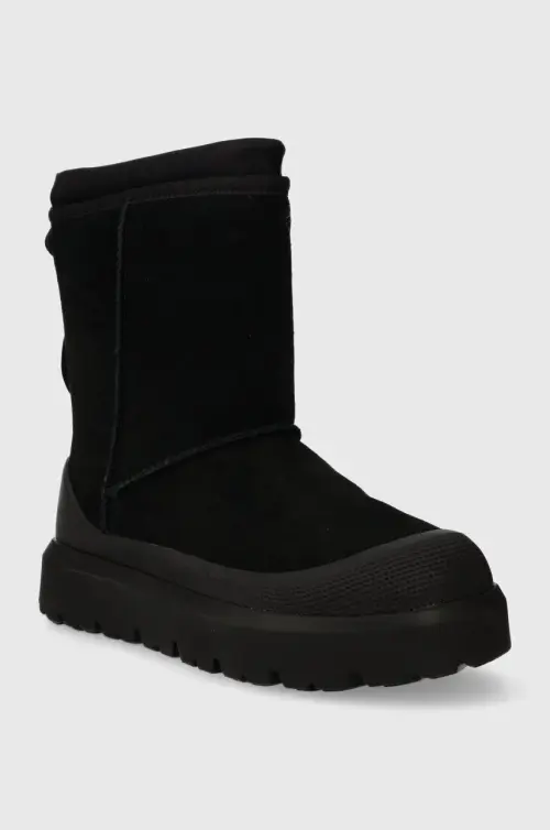 Зимние сапоги UGG Classic Short Weather Hybrid мужские цвет чёрный 1143992