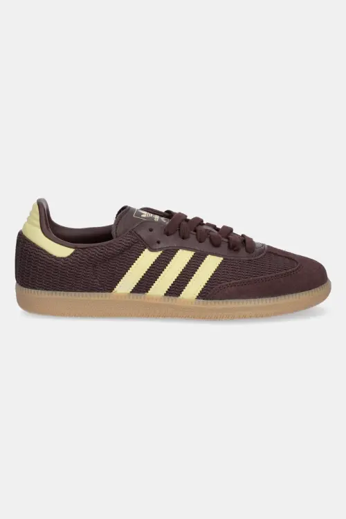 Кроссовки adidas Originals Samba OG женские цвет коричневый JR8167
