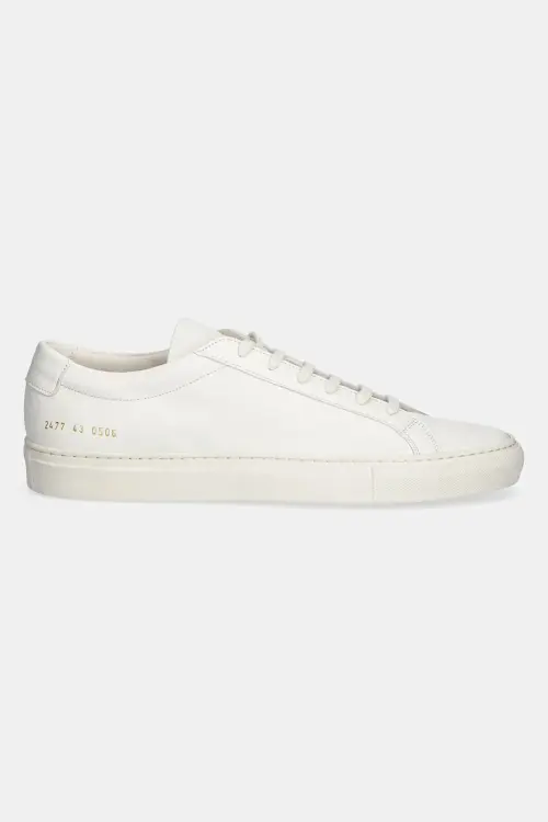 Кожаные кроссовки Common Projects Summer Achilles мужские цвет белый 2477