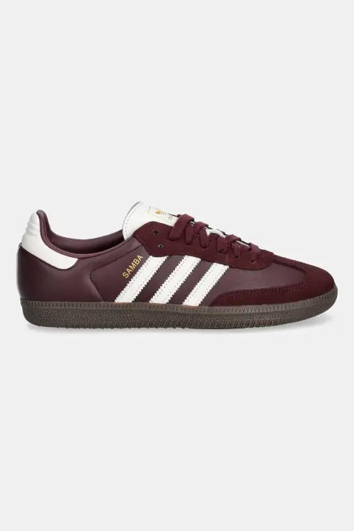 Кроссовки adidas Originals Samba OG цвет красный JR8844