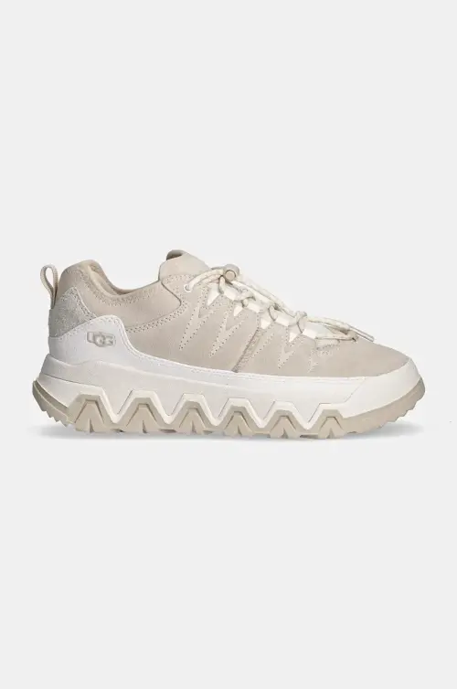 Замшевые кроссовки UGG Captrail Low цвет бежевый 1161830-LHB
