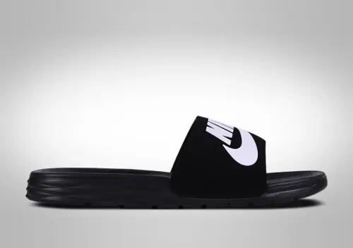 NIKE BENASSI SOLARSOFT SLIDE BLACK