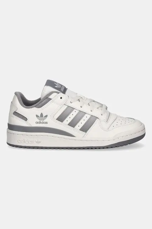 Кожаные кроссовки adidas Originals Forum Low цвет бежевый JI3266