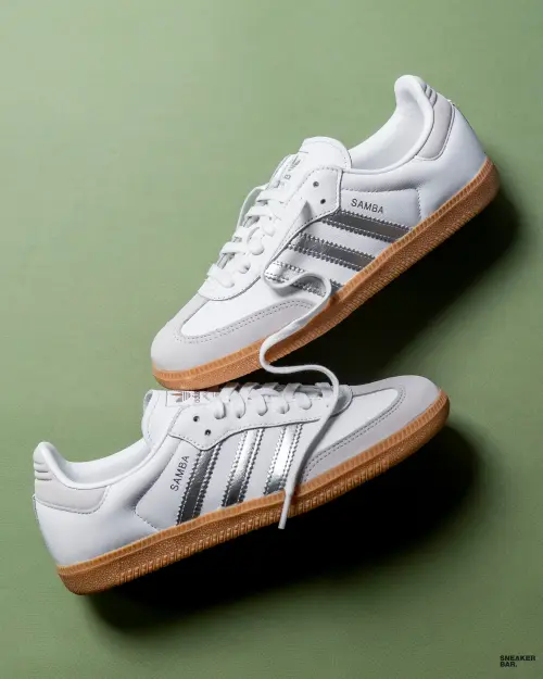 Кожаные кроссовки adidas Originals Samba OG цвет белый JI2725