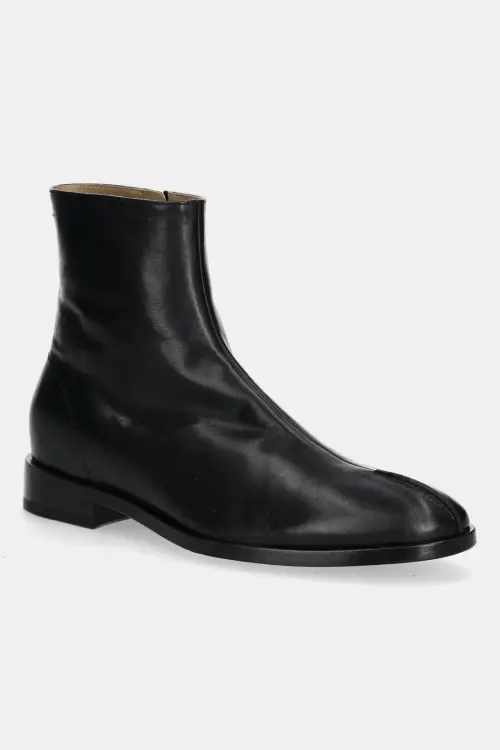 Кожаные ботинки MM6 Maison Margiela цвет чёрный SH1WU0011.P5000.T8013