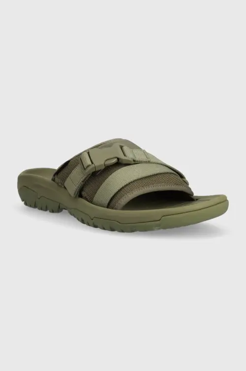 Шлепанцы Teva Hurricane Verge цвет зелёный 1136210-MSR